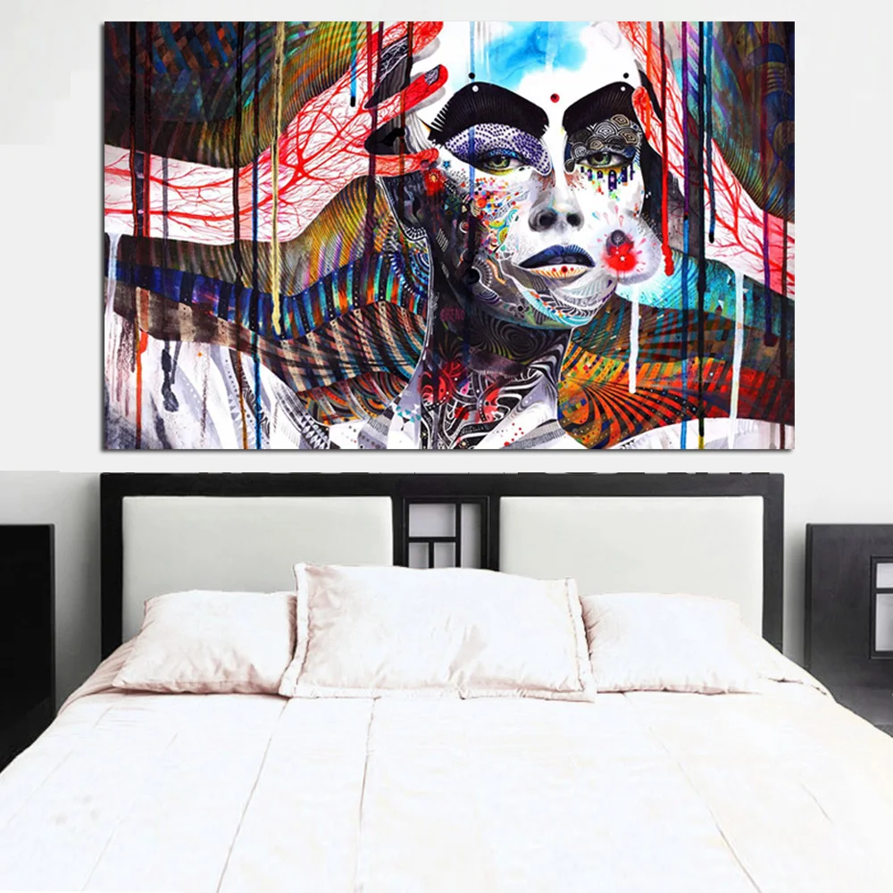 HD Print Wall Art 3D Buddha Meditation Psychedelic Poster Painting on Canvas Modern Cuadros Decoration Picture For Living Room (3)
