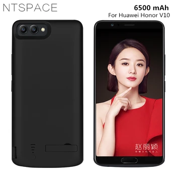 

NTSPACE 6500mAh Battery Charging Cover For HUAWEI Honor V10 Battery Case Backup Power Bank Pack External Battery Charger Cases