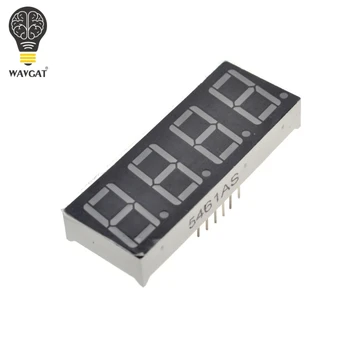 

0.56inch 4bit Common Cathode Digital Tube Red LED Digit Display 7 Segment 0.5inch 0.5 0.56 inch 0.56'' 0.56in. 4 Four bit