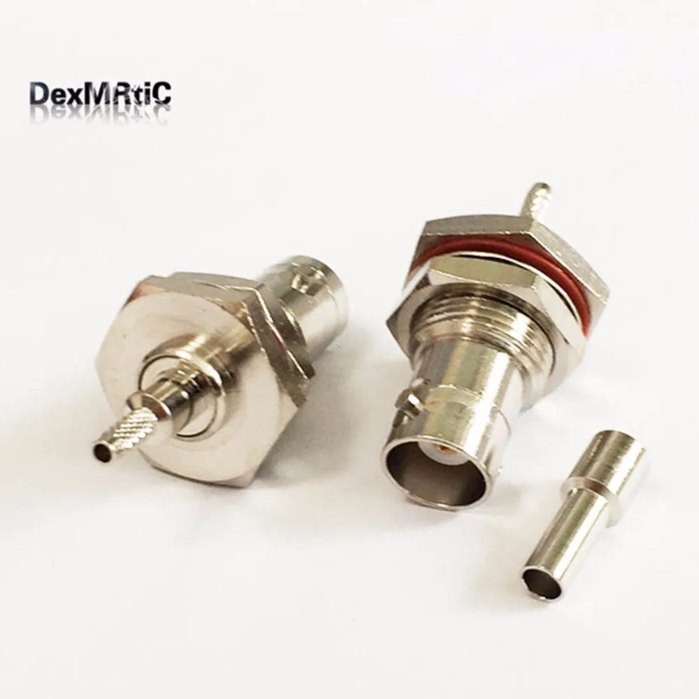 bnc female jack crimping connector