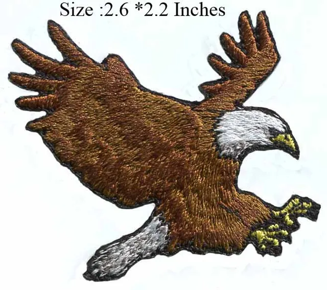 26 wide flying eagle tcnuh patch bridal rhinestone appliques