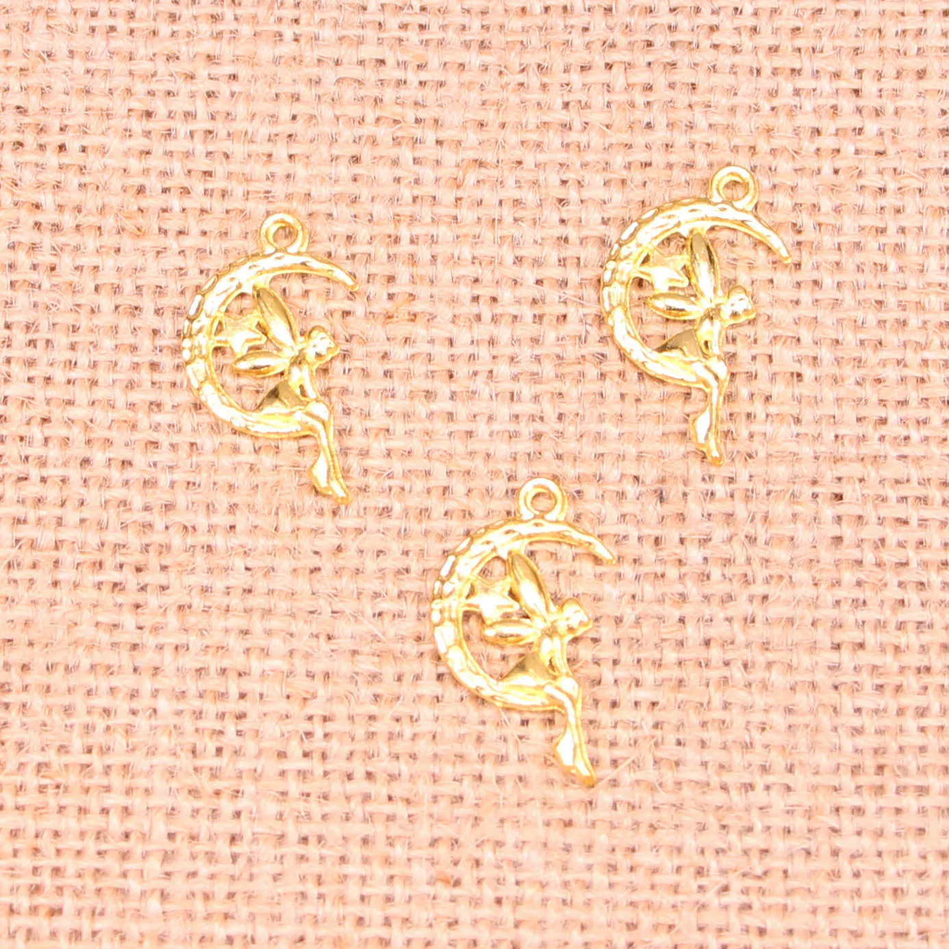 25 шт. тибетские золотые подвески в виде ангелов|charm pendant|pendants for jewelry makingstar charm |