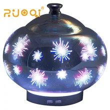 100 мл увлажнитель воздуха с ароматизацией 3D Снежинка ароматерапия машина очиститель воздуха