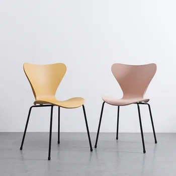 

Nordic INS Plastic Butterfly Chair Office Conference Simple Chair Home Furniture Restaurant Cafe Bedroom Study Computer Chair