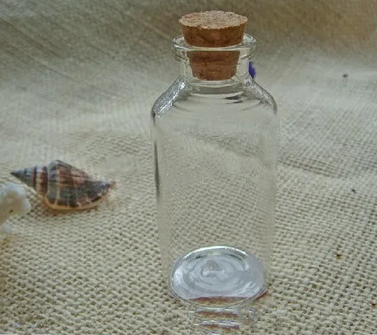 Wholesale 30ml Clear Glass Wishing Bottles Vials