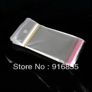

Free Shipping 500pcs/lot 13x6cm Clear Resealable Cellophane Transparent Opp Bag Packing Plastic Bags Self Adhesive Seal