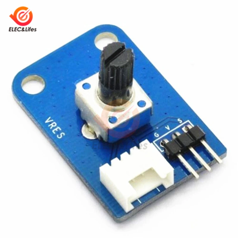 Плата модуля потенциометра с вращением 10K Ом для Arduino UNO R3 аналоговый выход PIC AVR MCU