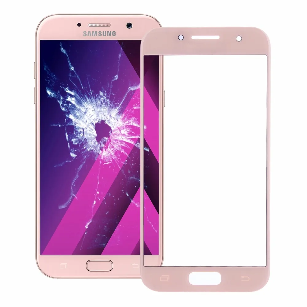 Сенсорный экран для Samsung Galaxy A7()/A720 сенсорный экран дигитайзер панель сенсорная Передняя стеклянная внешняя линза