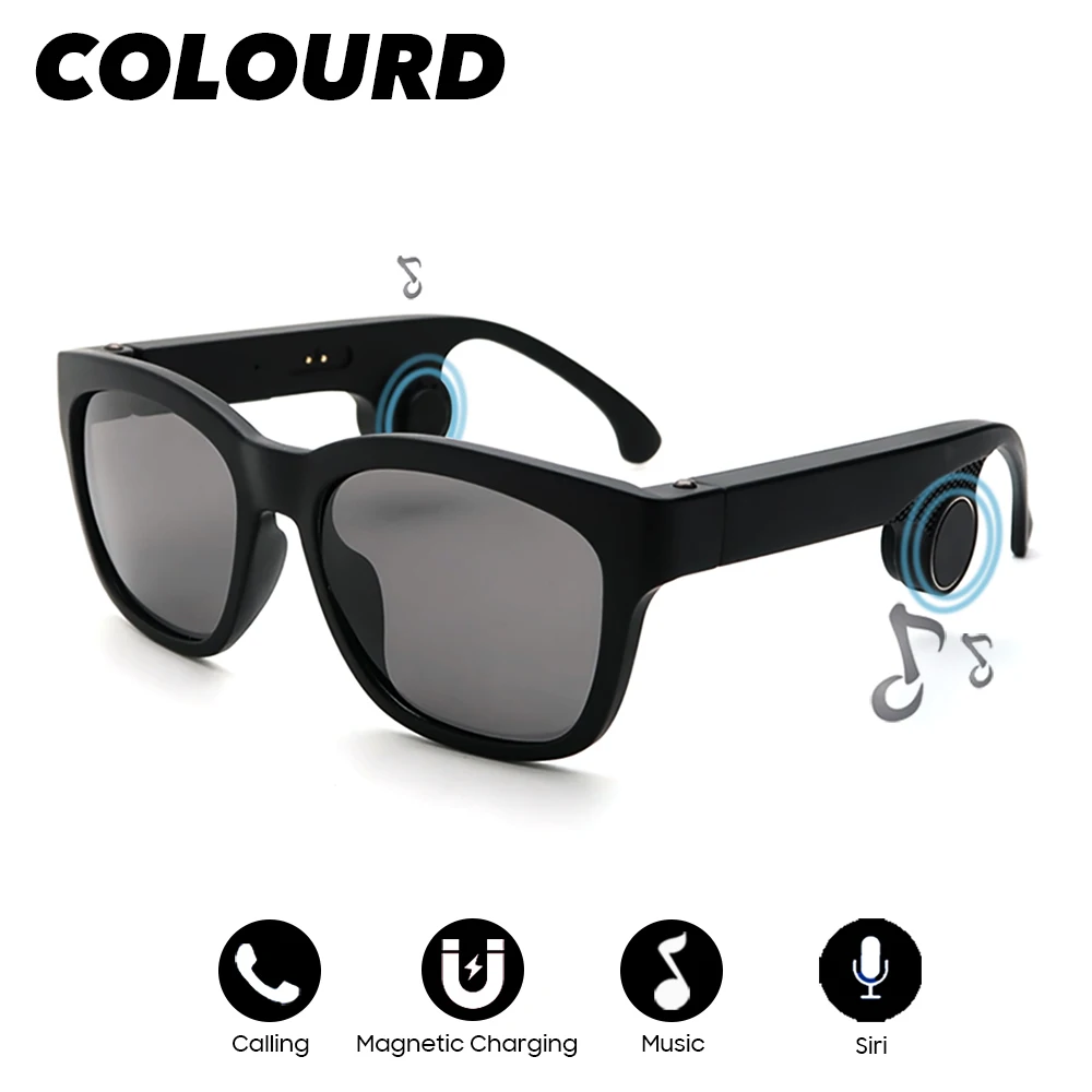 

COLOURD Men Bone Conduction Sunglasses G2 New Arrival Bluetooth Smart Audio Sun Glasses 2019 Trending Summer Unique Women Shades