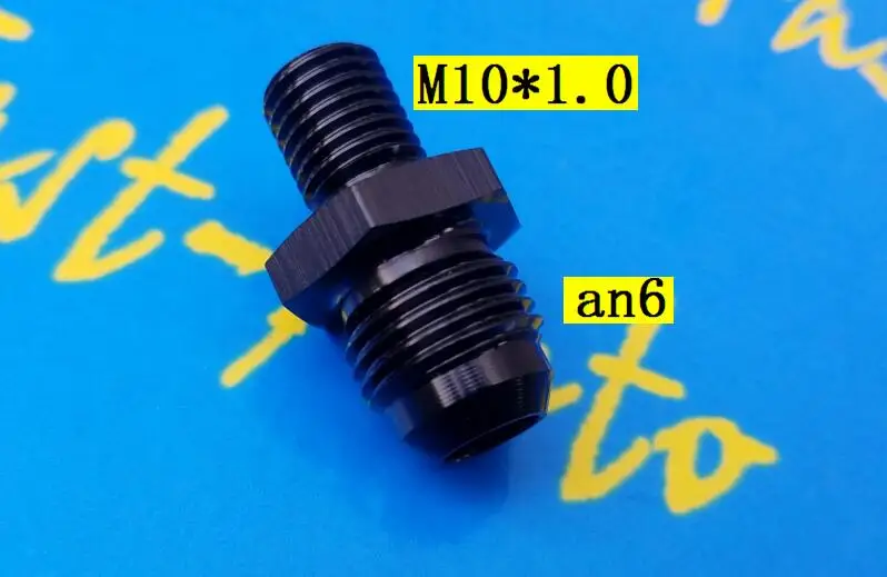 

male M10 P1.0 M10 * 1.0 M10*1.0 to 6an an6 an 6 male adaptor adapter Fitting