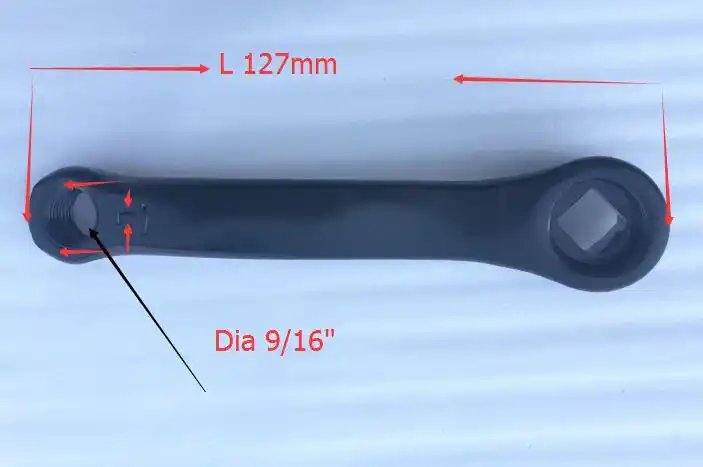 exercise bike crank arm replacement