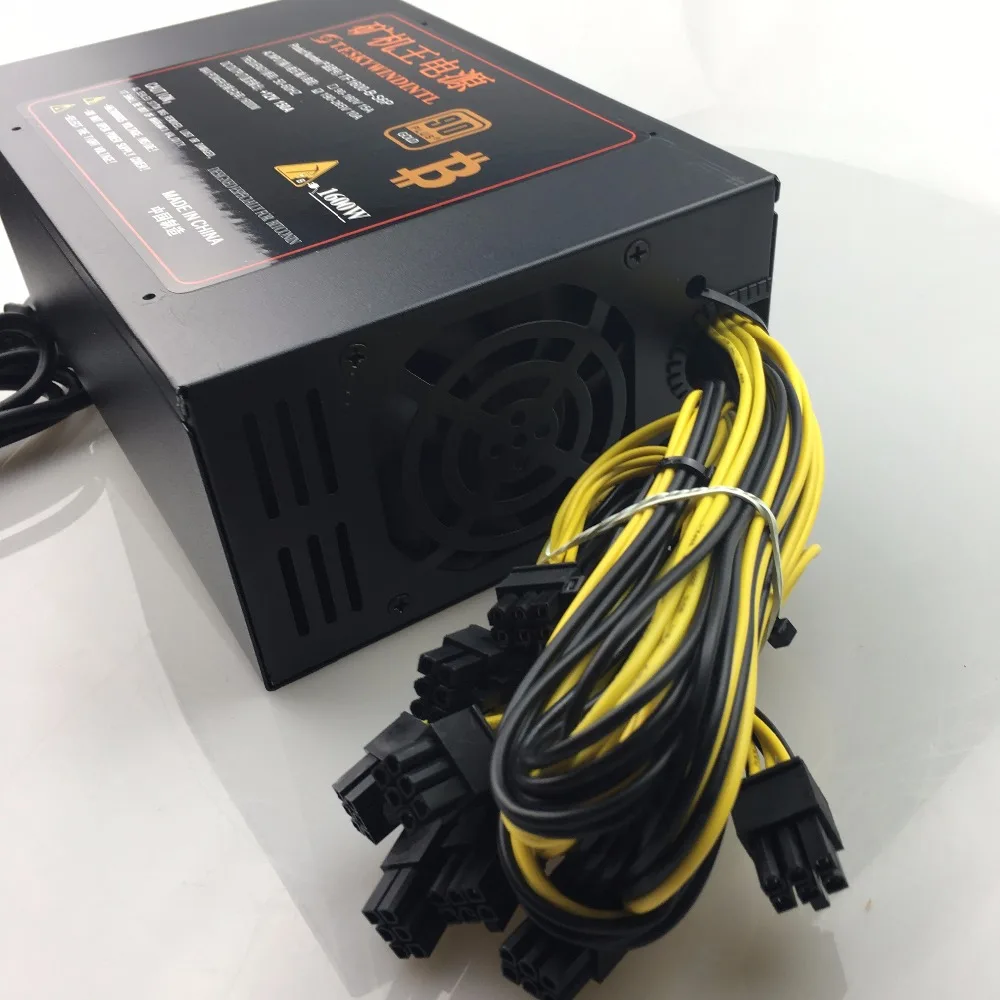 Бесплатная доставка 1600 Вт psu Ant S7 A6 A7 S9 L3 bitmain antminer s9 BTC Майнер машина для сервера