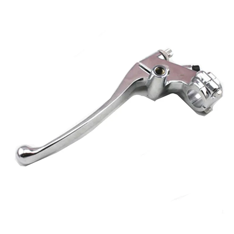 1" 25mm Chrome LEFT Handlebar Hand Controls Brake Clutch Skull Lever For Honda Shadow VT