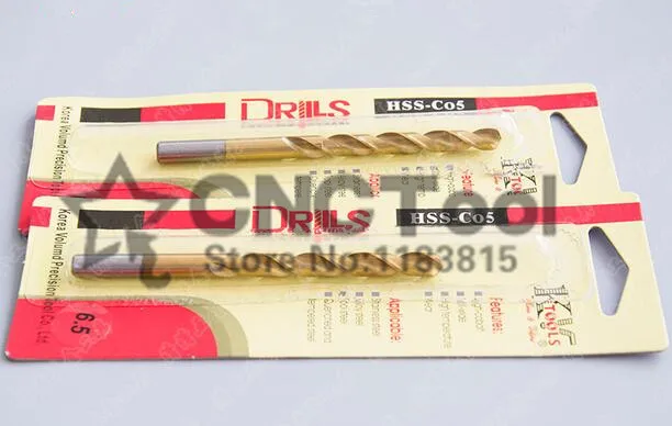 Trasporto Libero M42 4Pcs-2.1 ~ 3.5 Millimetri Hss-Co Cobalto Punta Di Trapano, Dritto Gambo Torsione Trapano, Appositamente Utilizzati Nella Lavorazi