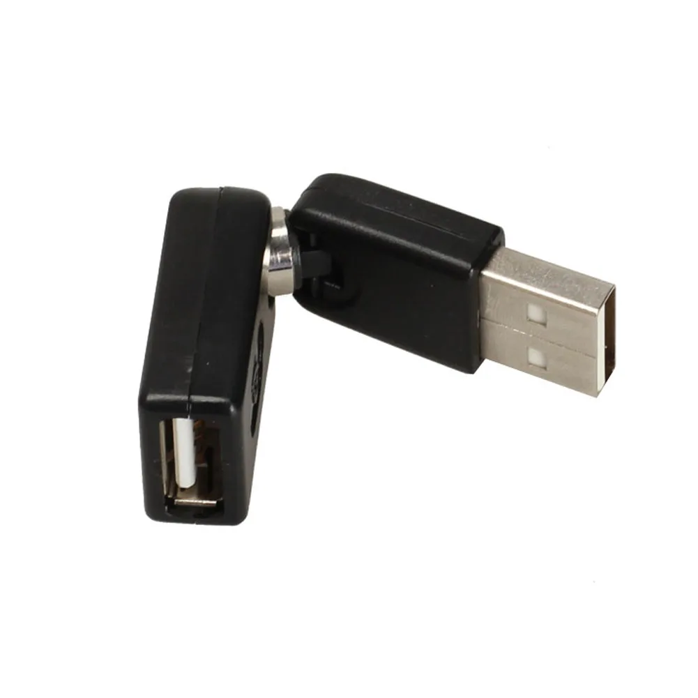

Pro USB Connectors Flexible Swivel Twist Angle 360 Degree Rotating USB 2.0 Male to Female Adapter Converters Terminals AA