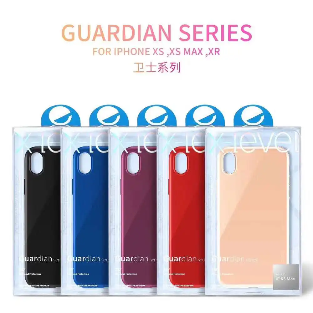 XS Max для iPhone чехол XR X Level мягкий из ТПУ Utra тонкая мягкая задняя крышка Guardian|Бамперы|