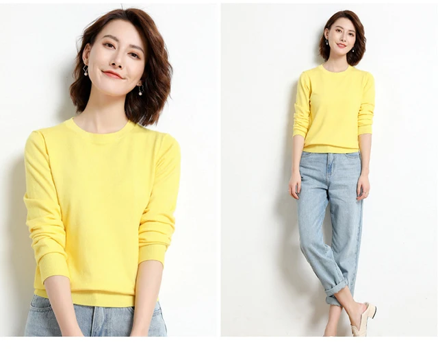 Yellow Cashmere Sweater For Women Sweaters Female Pink Wool Winter Woman Sweater Knitting Pullovers Knitted Sweaters Jumper 2019 24 Yellow Cashmere Sweater For Women Sweaters Female Pink Wool Winter Woman Sweater Knitting Pullovers Knitted Sweaters Jumper 2019 22