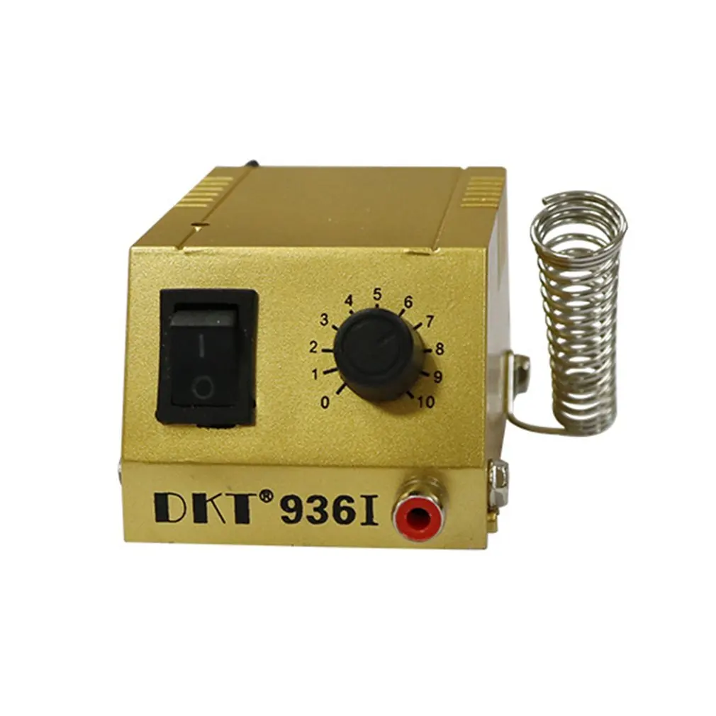 DKT 936I мини Регулируемый паяльник с термостатом Repair Tool AC 220 паяльная станция