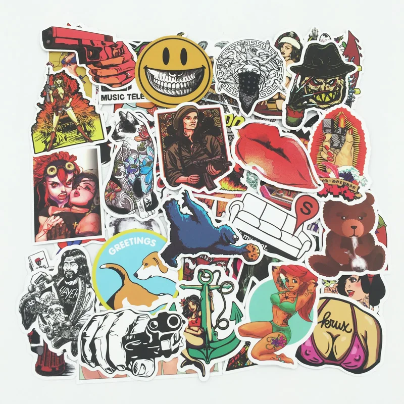 500pcs Colorful Random Sticker Mixed Graffiti Anime Funny Waterproof PVC Stickers for Suitcase Skateboard Laptop Fridge Stickers 500pcs Colorful Random Sticker Mixed Graffiti Anime Funny Waterproof PVC Stickers for Suitcase Skateboard Laptop Fridge Stickers