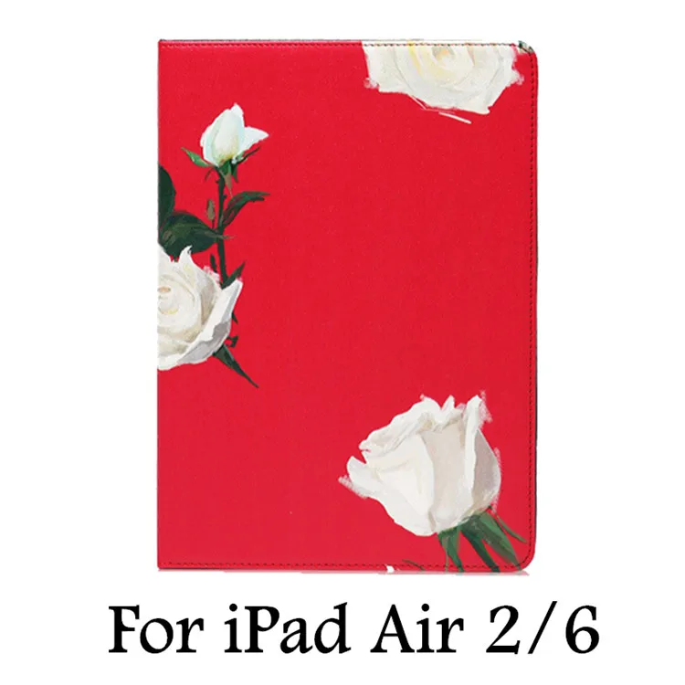Red 2 Чехол для iPad air 2 iPad 6 из искусственной кожи чехол для планшета для iPad Air 1 iPad 5 Pro 9,7 дюймов Funda Capa Para+ пленка+ стилус - Цвет: Red 2