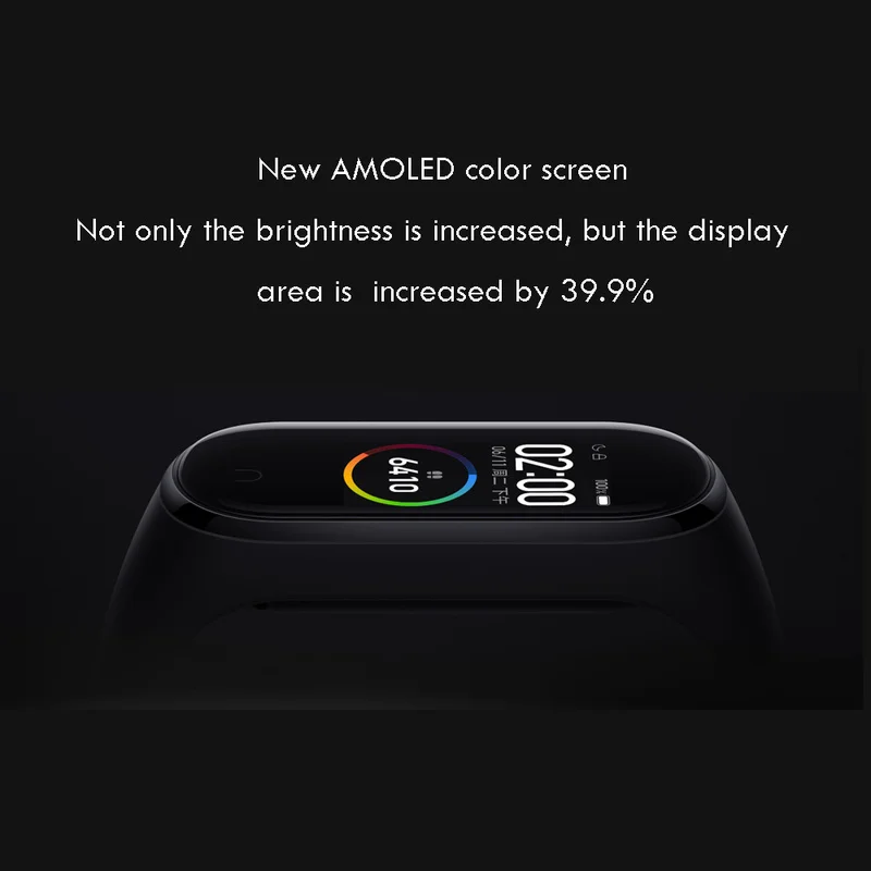 Оригинальный Смарт браслет Xiaomi Mi Band 4 Bluetooth 5 0 пульсометр фитнес трекер 135 мАч AMOLED