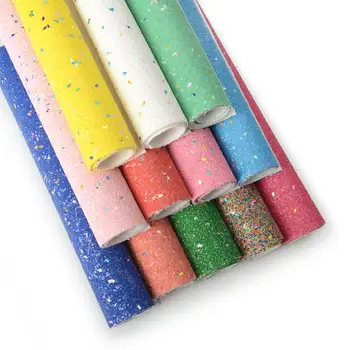 

YG3065 Wholesale latest glitter leather vinyl fabric faux leather for bag shoes belt phone case bow DIY craft (91cm*137cm )