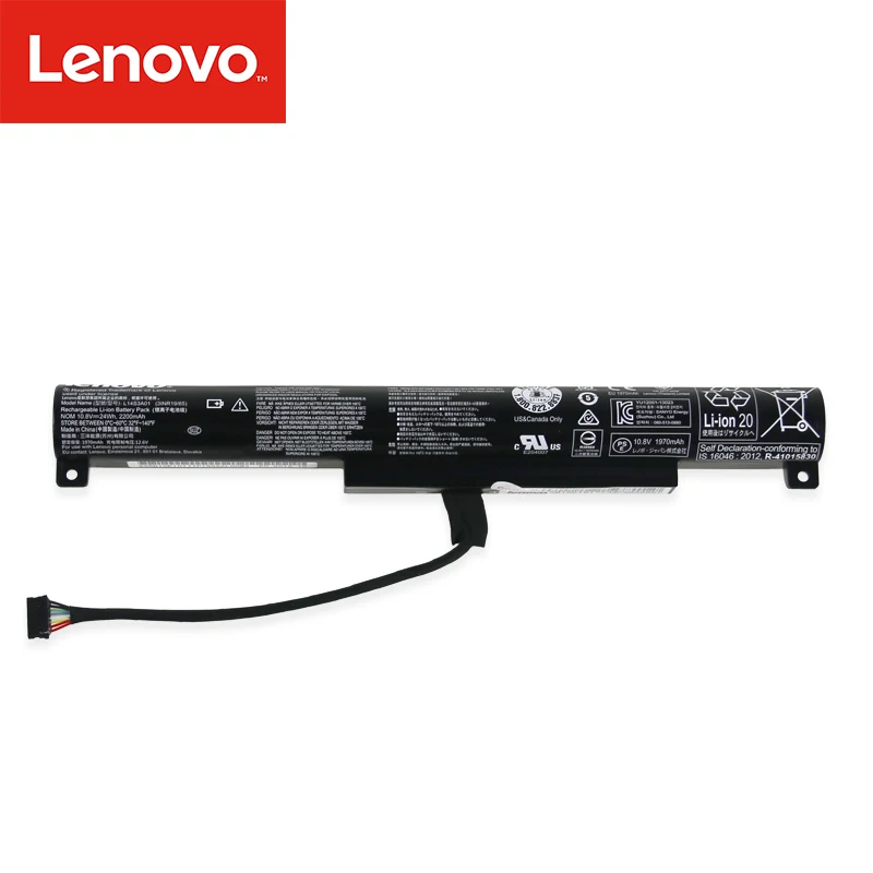 Аккумулятор lenovo для ноутбука lenovo B50-10 Ideapad 100-15 100-15t 100-15iby L14C3A01 L14S3A01 24Wh 2200 мАч