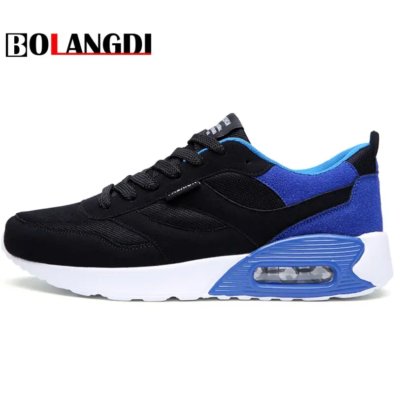 

Bolangdi New Men Running Shoes For Men Lightweight Laces Sneakers Walking Shoes Air Cushion Male Jogging Footwear Sports Shoes