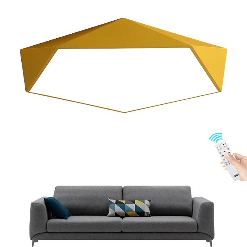 

Personality creative geometry Style Ceiling light Nordic Modern macaron LED Ceiling lamp For living room bedroom dining room