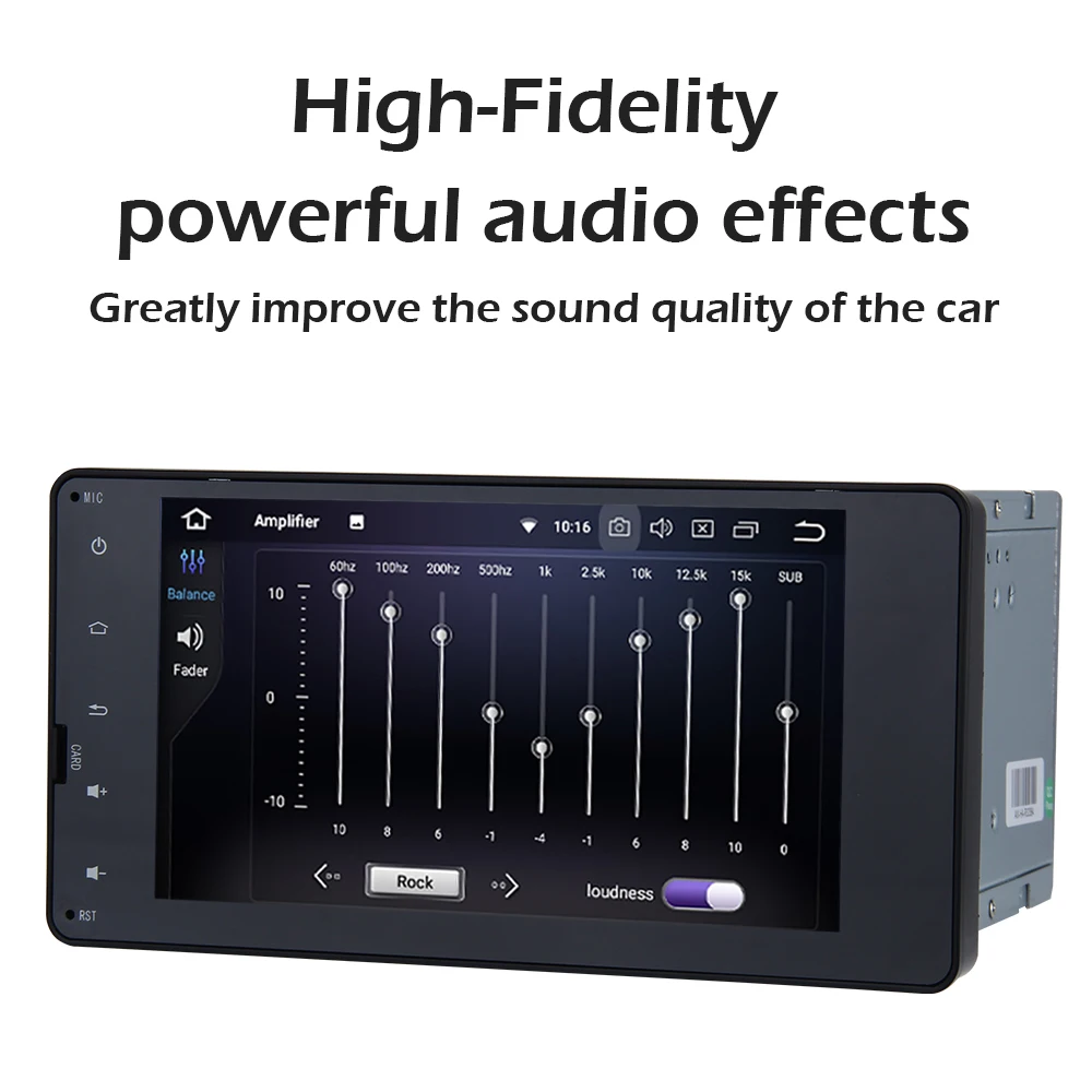 Top Android 9.0 2 din Car Radio Player for Mitsubishi Outlander Lancer EX ASX 2014 2015 with 7" HD Touch Screen Octa Core 32GB ROM 3