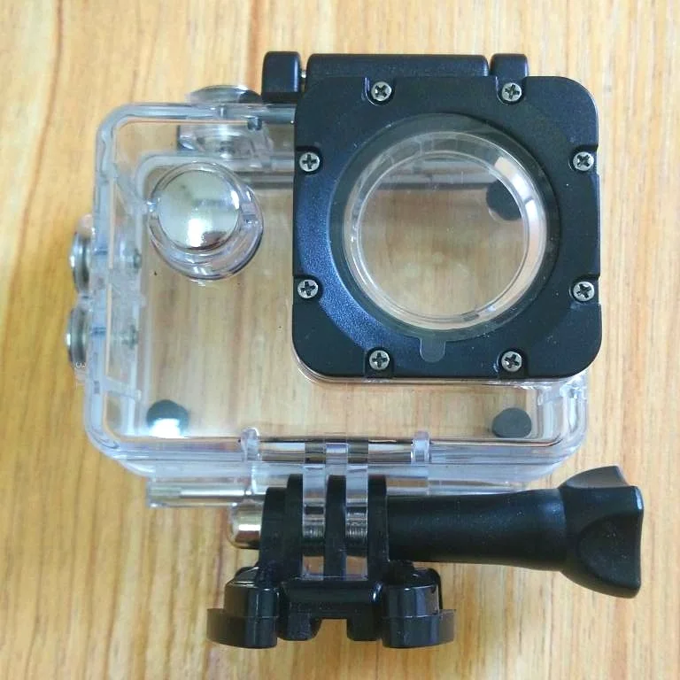 Protection de plongée pour SJCAM C30, dos de la coque avec fermeture à clip et joint d'étanchéité