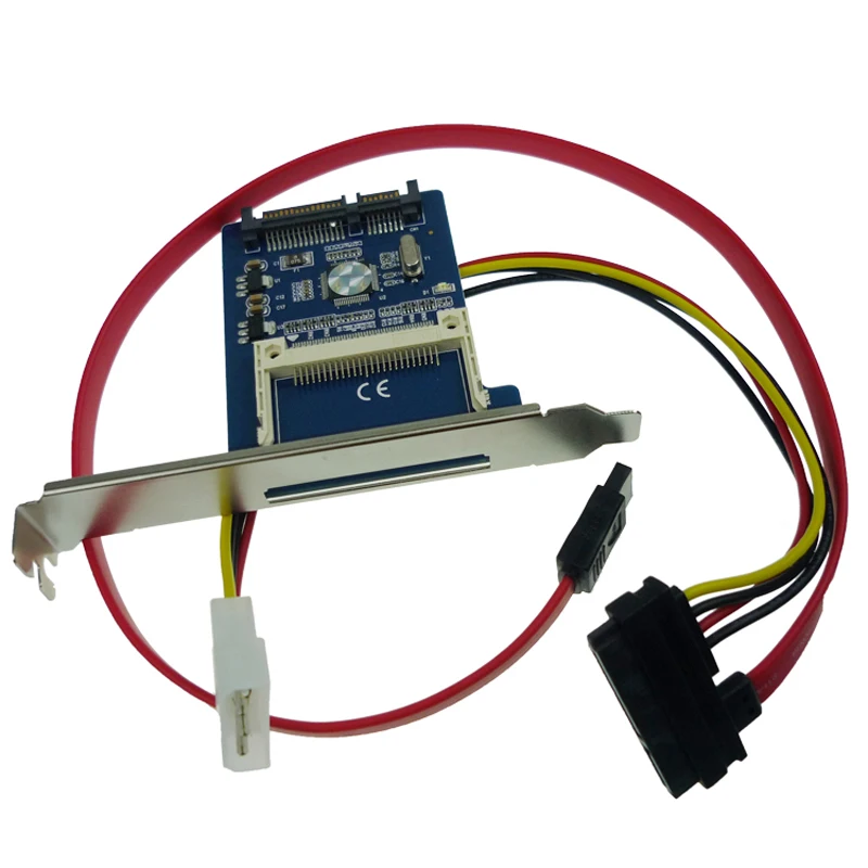 CF TO SATA Converter Compact Flash Merory Card to 2.5 22Pin Adapter with Bracket Bay ADP00804in