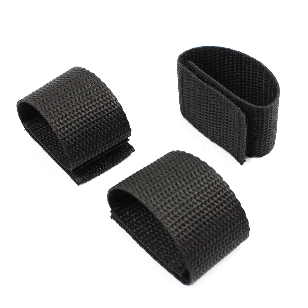 

TTGTACTICAL Duty Nylon Police Belt Key Keeper Nylon Webbing Hook & Loop 10pcs/bag Black