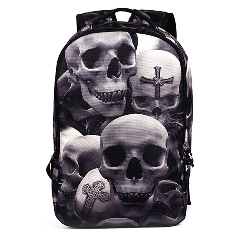 2017 New Fashion Men s font b Backpack b font Cool Printing font b Backpacks b
