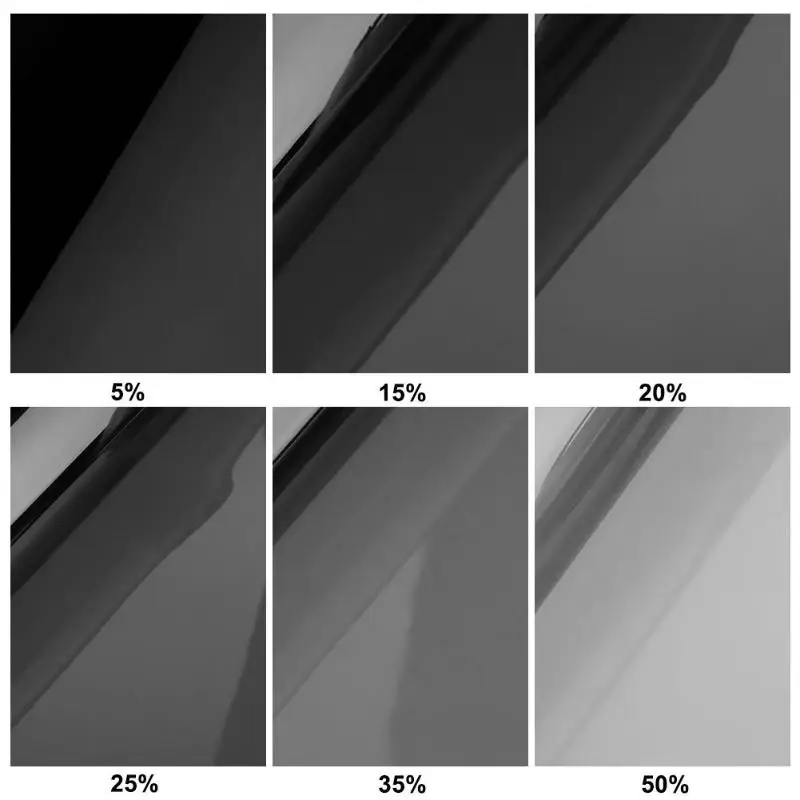 1 м x 50 см VLT Черный Автомобильный домашний стеклянный оконный оттенок Тонирующая пленка в рулоне со скребком 5% 15% 20% 25% 35% 50% Солнечная пленка адиабатическая