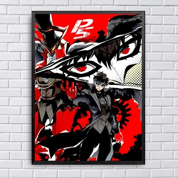 

persona 5 anime Silk Poster Print Wall Art Home Decor No Frame Dropshipping