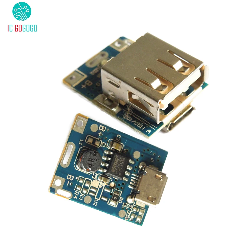1pcs 5V 1A 3.7V Power Bank Charger Circuit Board Step Up Boost Power