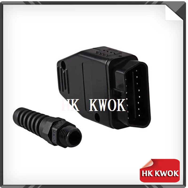 KWOKKER 2016 OBD OBD2 OBDII EOBD JOB ODB 2 ODBII EOBD2 OBD11 J1962 штекер адаптера проводка 5 шт. Бесплатная
