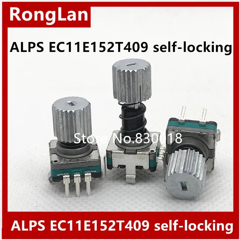 

[BELLA]Japan ALPS EC11 stepping encoder encodes 30 points with self-locking push button switch 12MM-20MM EC11E152T409-10PCS/LOT