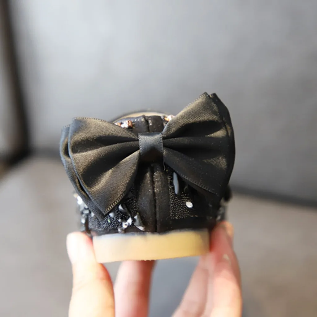 SAGACE/обувь принцессы с украшением в виде кристаллов для девочек Повседневная