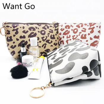 

Want Go Cute Multicolor Women Makeup Bag Zipper Cosmetic Bag Large Capacity Organizer Toiletry Bag Travel Storage Wash Pouch