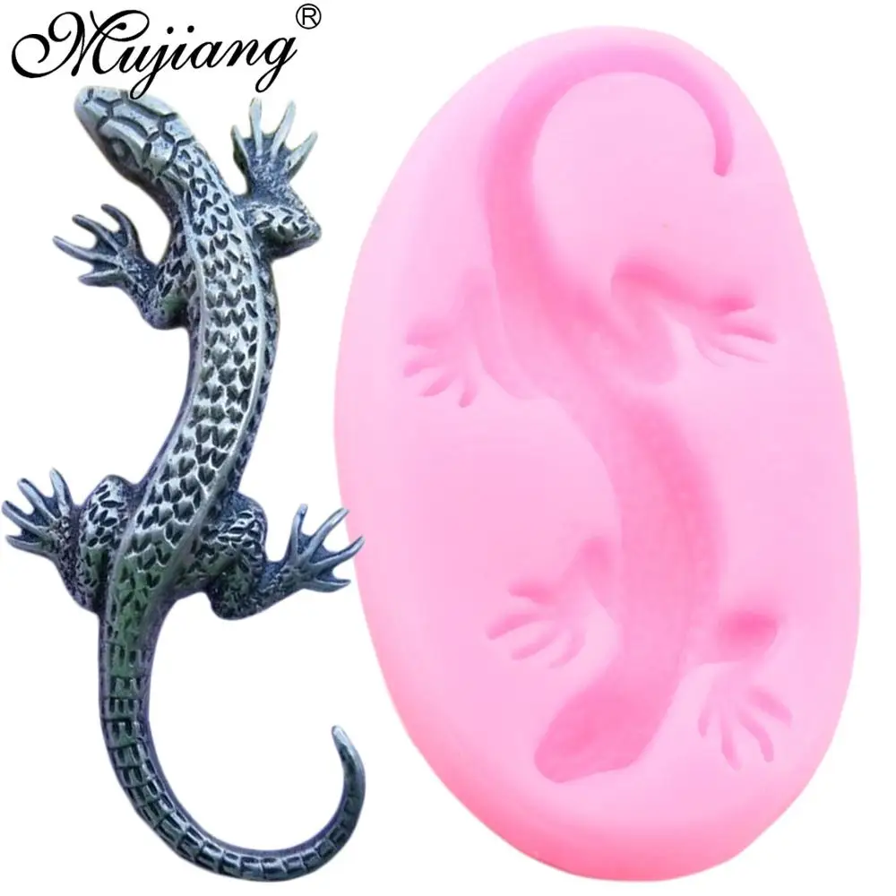 3D Gecko Lizard Siliconen Mallen Dieren Fondant Mold DIY Cake Decorating Gereedschap Polymeer Klei Zeep Snoep Chocolade Gumpaste Schimmel|Klei Extruders| - AliExpress