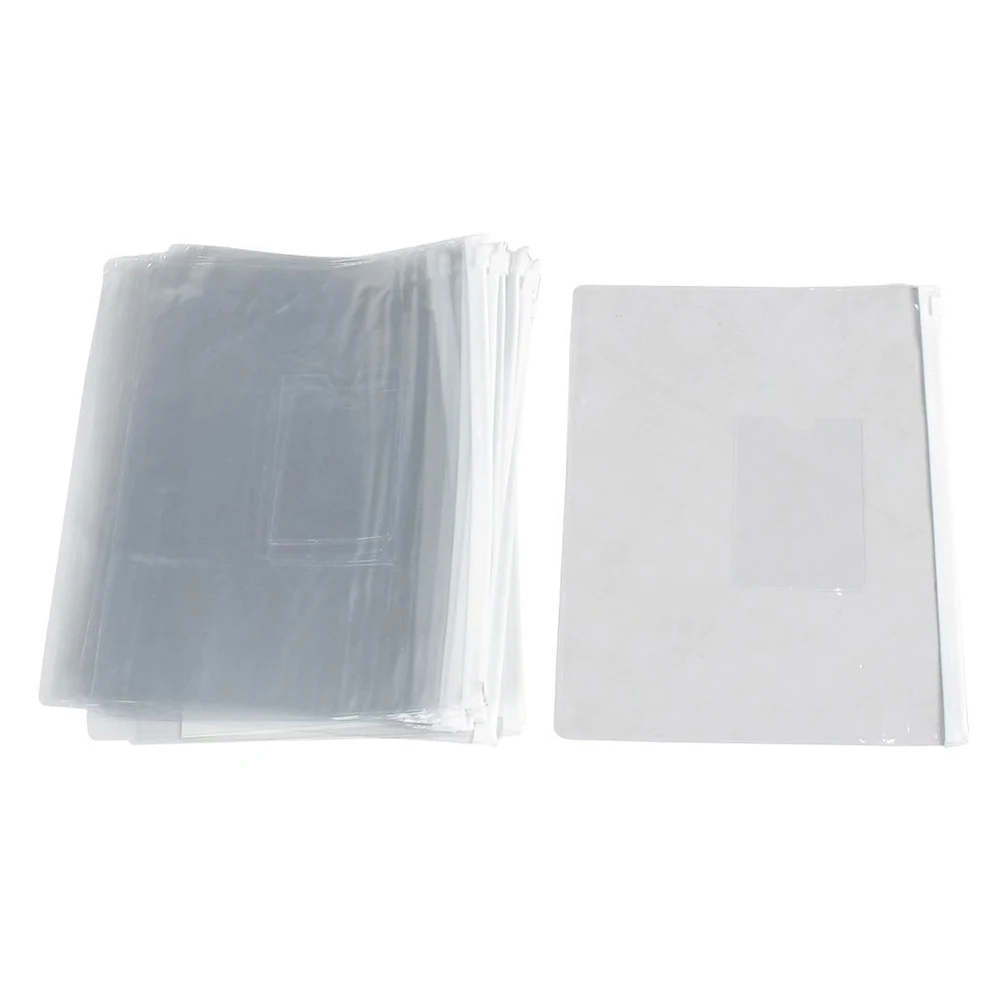 BLEL Hot 20 Pieces A5 Paper Size Blue Slider Grip Handle Zipper Transparent Envelopes for Folder Folder BLEL Hot 20 Pieces A5 Paper Size Blue Slider Grip Handle Zipper Transparent Envelopes for Folder Folder