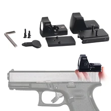 Mini mira de punto rojo RMR para caza, colimador Glock Riflex, Airsoft fit 20mm Weaver carril RL5-0004-2, disponible en EE. UU., llegada rápida