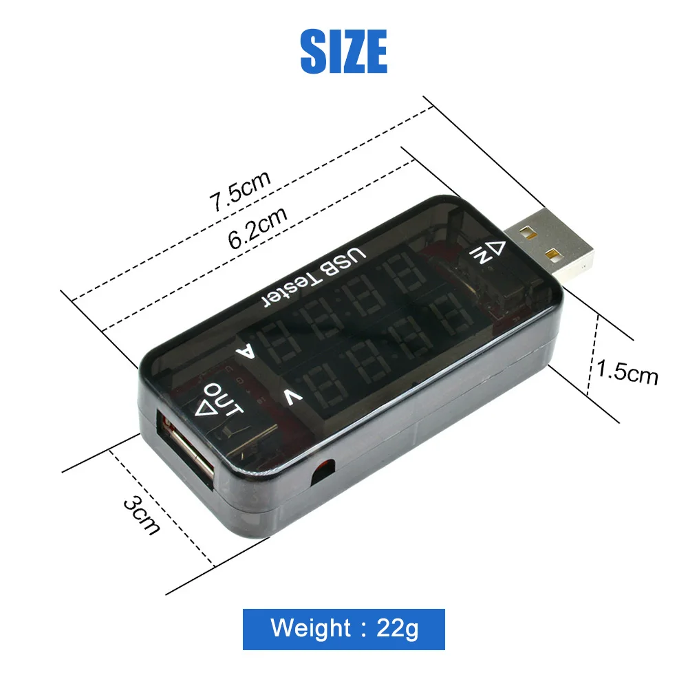 DC 3,3-30 в бит USB Тестер светодиодный цифровой вольтметр Амперметр измеритель напряжения тока зарядное устройство Доктор детектор монитор для банка питания 12 В