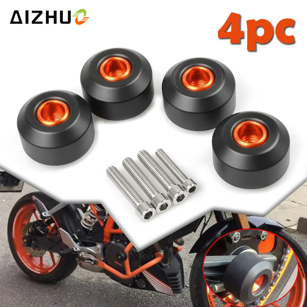 Motorcycle Frame Slider Crash Pads Falling Protection Rear Front For   125 200 390 rc125 rc390 2013-2016 2014 2015