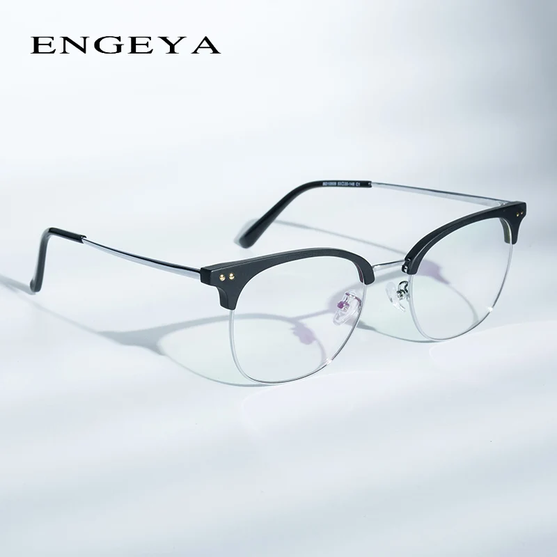 

Men Clear Glasses Frame Glasses Round Women Fashion Optical Spectacles Computer Transparent Eyeglasses Frame Male #BD10509