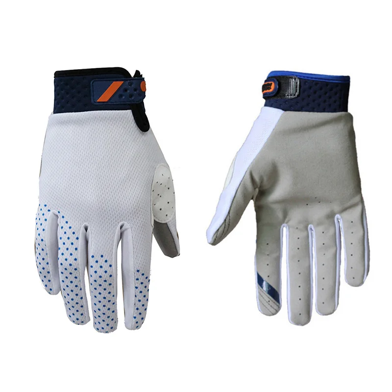 1 пара велосипедных перчаток с 3D принтом, мужские спортивные перчатки на полный палец, велосипедные противоскользящие гелевые накладки, мотоциклетные MTB сетчатые зимние гоночные перчатки