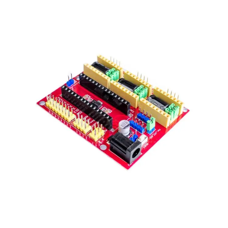 CNC Щит V4 щит v3 гравировальный станок/3d принтер/A4988/DRV8825 драйвер Плата расширения для arduino Diy Kit