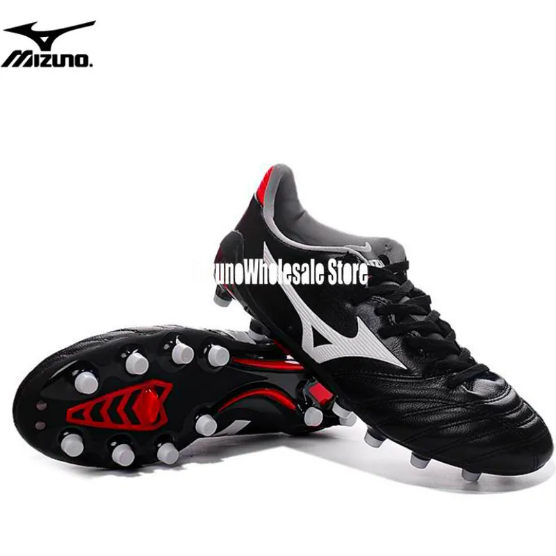 

2018 Mizuno Mizuno NEO II TF 4MD Basara FG Soccer Spikes Mizuno Wave Ignitus Men Running shoes Weightlifting Shoes Size 39-45